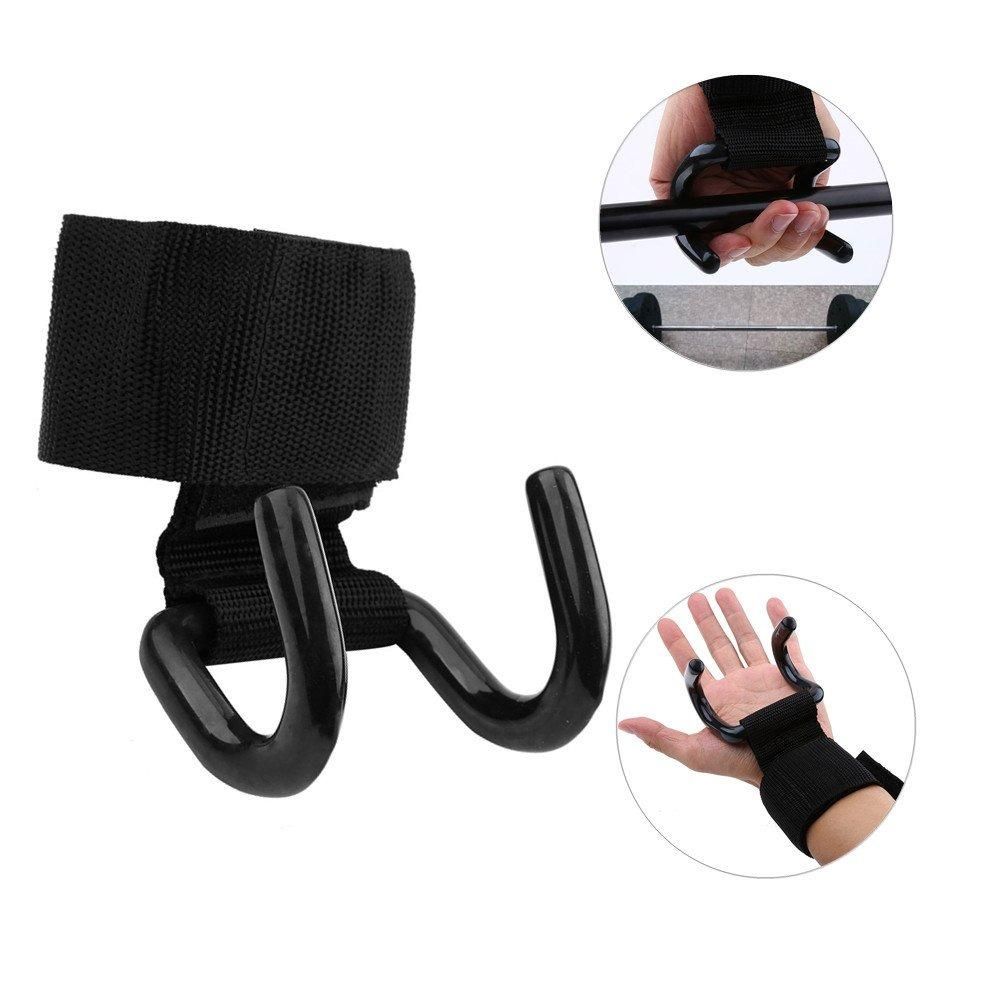 Weight Lifting Rod Hooks Wrist Support – Grip & Wrist Protection