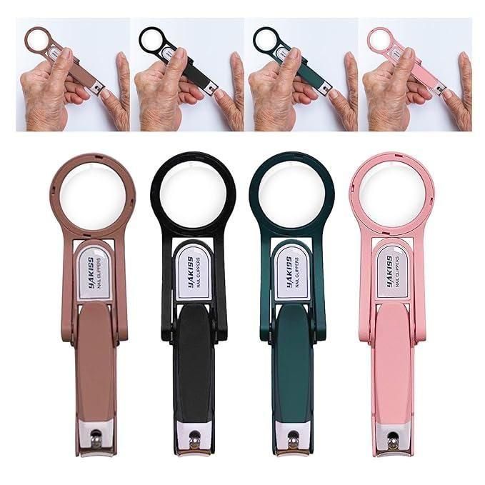 Nail Clipper with Magnifying Glass | Precision Grooming Tool