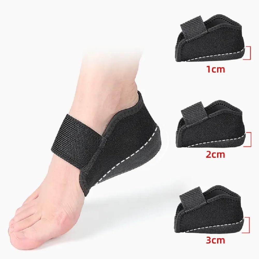 Height Increasing Heel Cushion Insoles – Pair with Quick Locking Straps