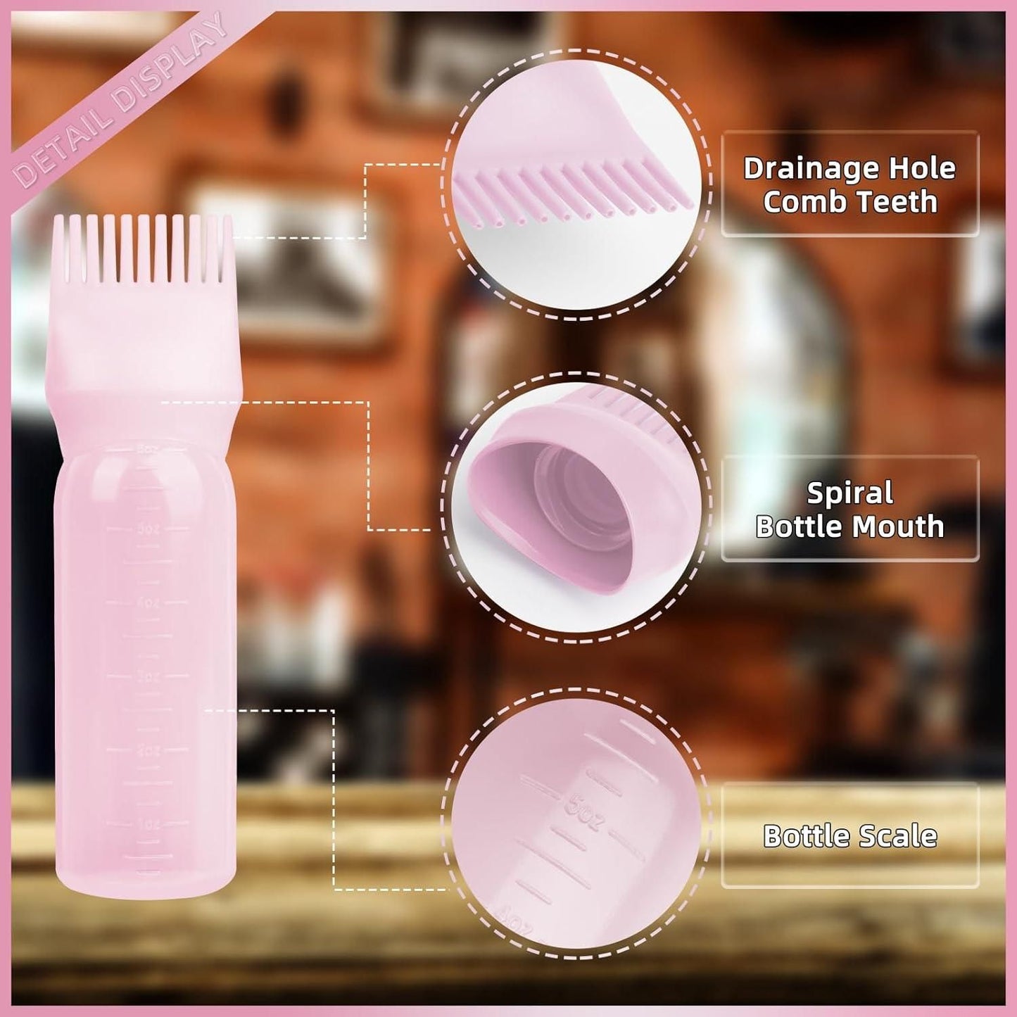 Root Comb Applicator Bottle – Hair Dye & Hair Oil Tool