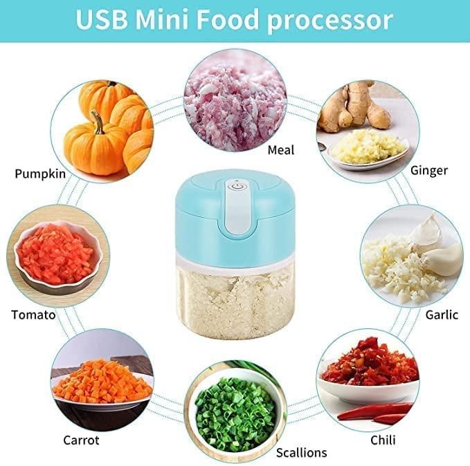 Mini Electric Garlic Chopper | Portable Food Processor