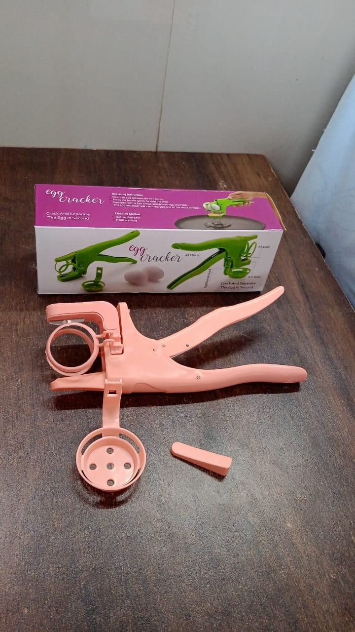 Handheld Egg Cracker & Separator | Easy Raw Egg Breaker Tool