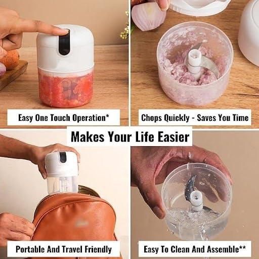 Mini Electric Garlic Chopper | Portable Food Processor