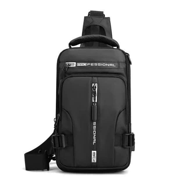 Sling Bag with USB Charging Port | Waterproof Crossbody Travel Backpack