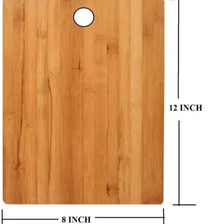 Wooden Chopping Board with 5-Piece Knife Set | Kitchen Cutting & Prep Tools