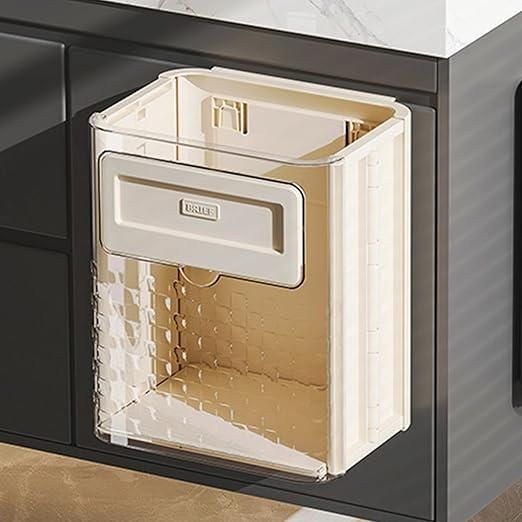 Foldable Wall Mounted Trash Can | Space-Saving Kitchen & Bathroom Bin