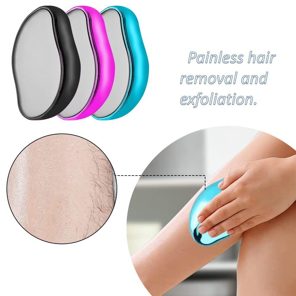 Crystal Hair Eraser | Painless Hair Removal & Exfoliating Tool for Smooth Skin