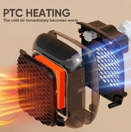 Portable Turbine Heater – Compact, Fast-Heating Electric Room Heater