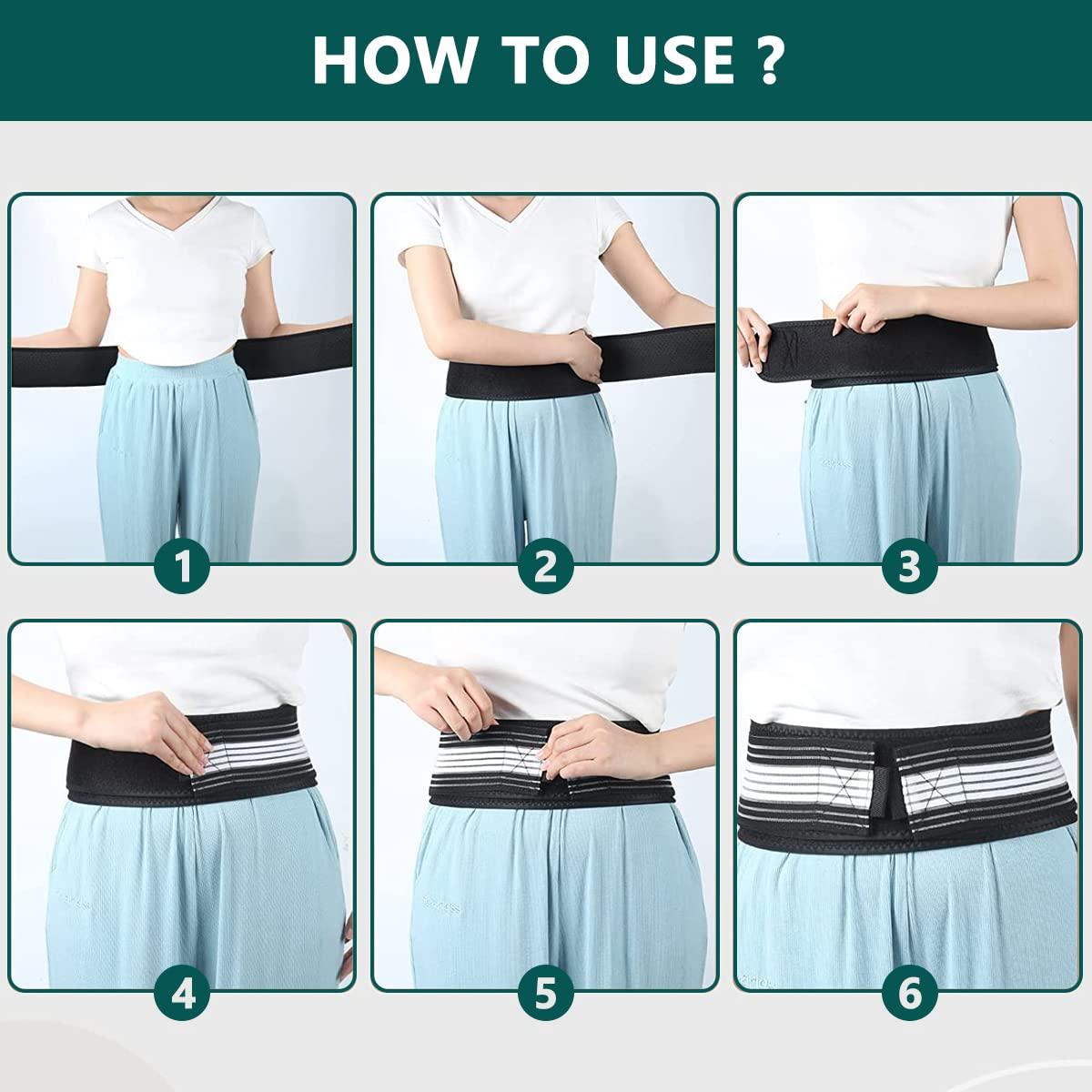 Lower Back Support Brace – Adjustable Relief for Men & Women