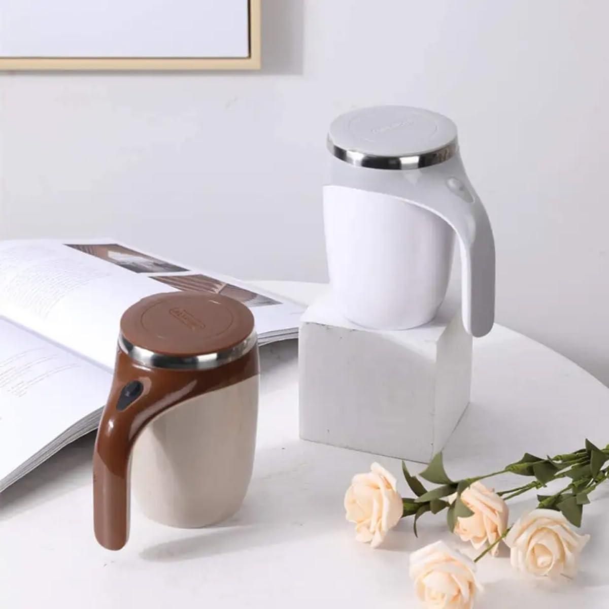 Self Stirring Magnetic Mug | Automatic Coffee & Tea Mixer