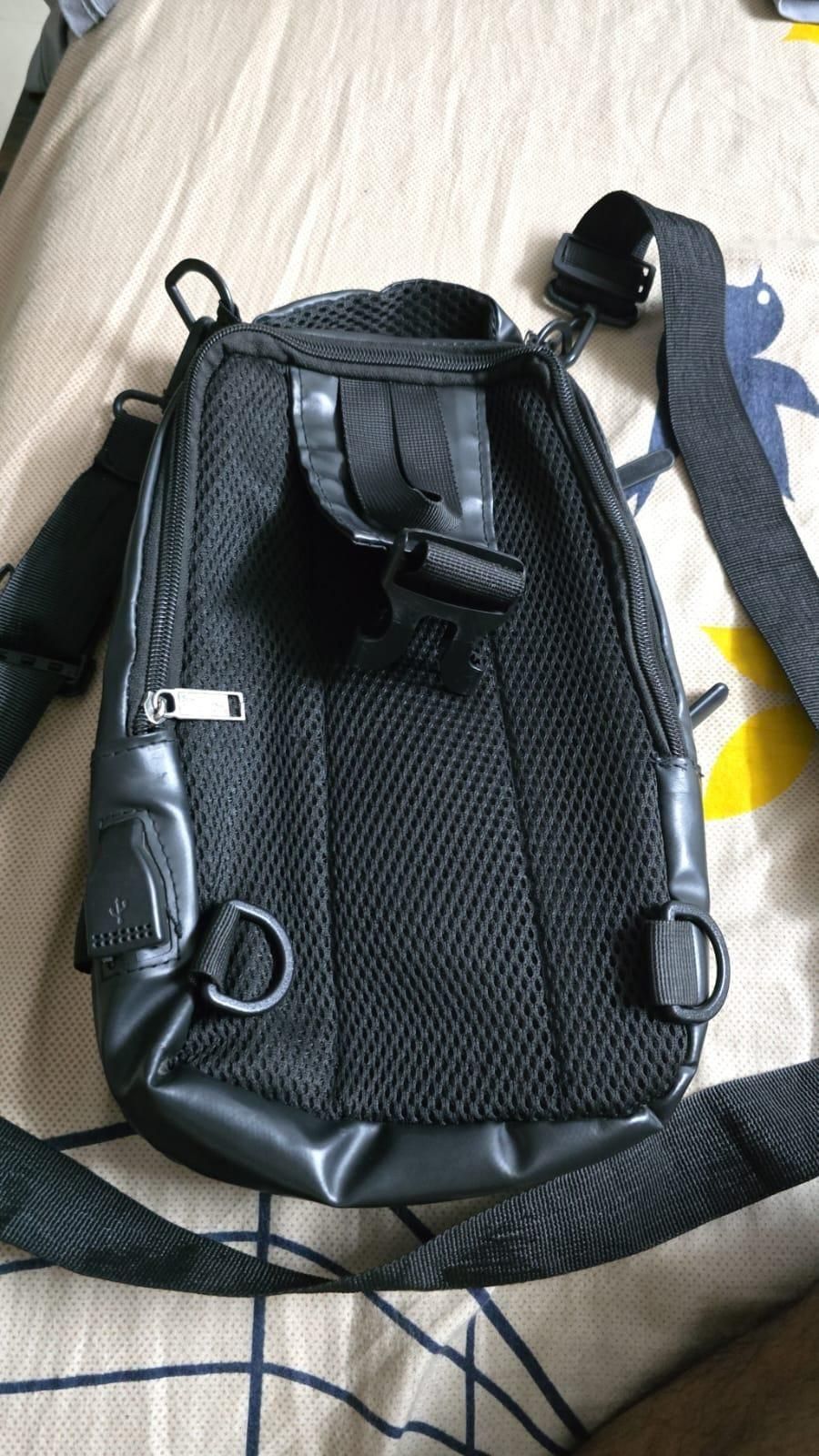 Sling Bag with USB Charging Port | Waterproof Crossbody Travel Backpack