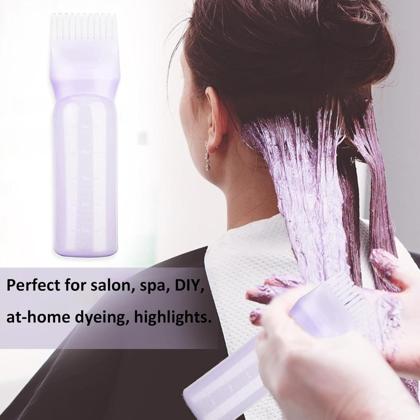 Root Comb Applicator Bottle – Hair Dye & Hair Oil Tool