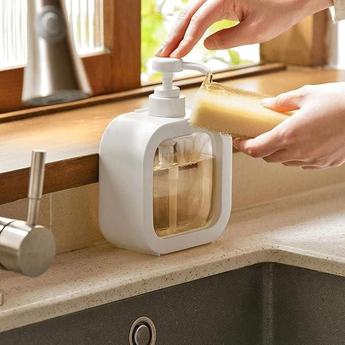Plastic Empty Bottle Soap Dispenser | Large-Capacity Bathroom & Kitchen Bottle