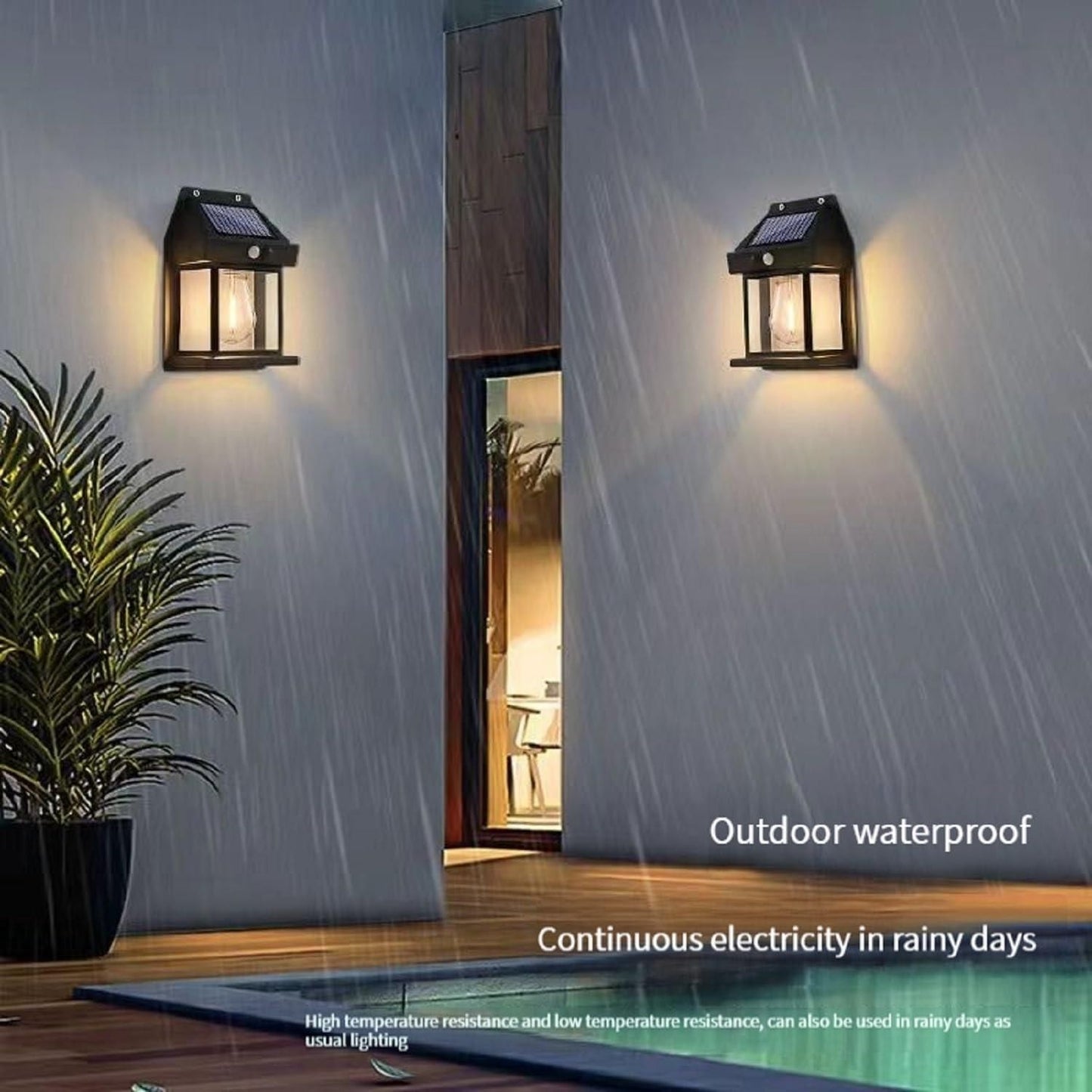 Solar Light Outdoor Wall Light – Smart, Durable & Energy-Saving