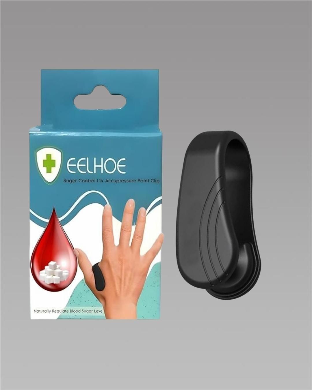 Sugar Control LI4 Acupressure Point Clip – Natural Reflex Therapy for Balanced Blood Sugar
