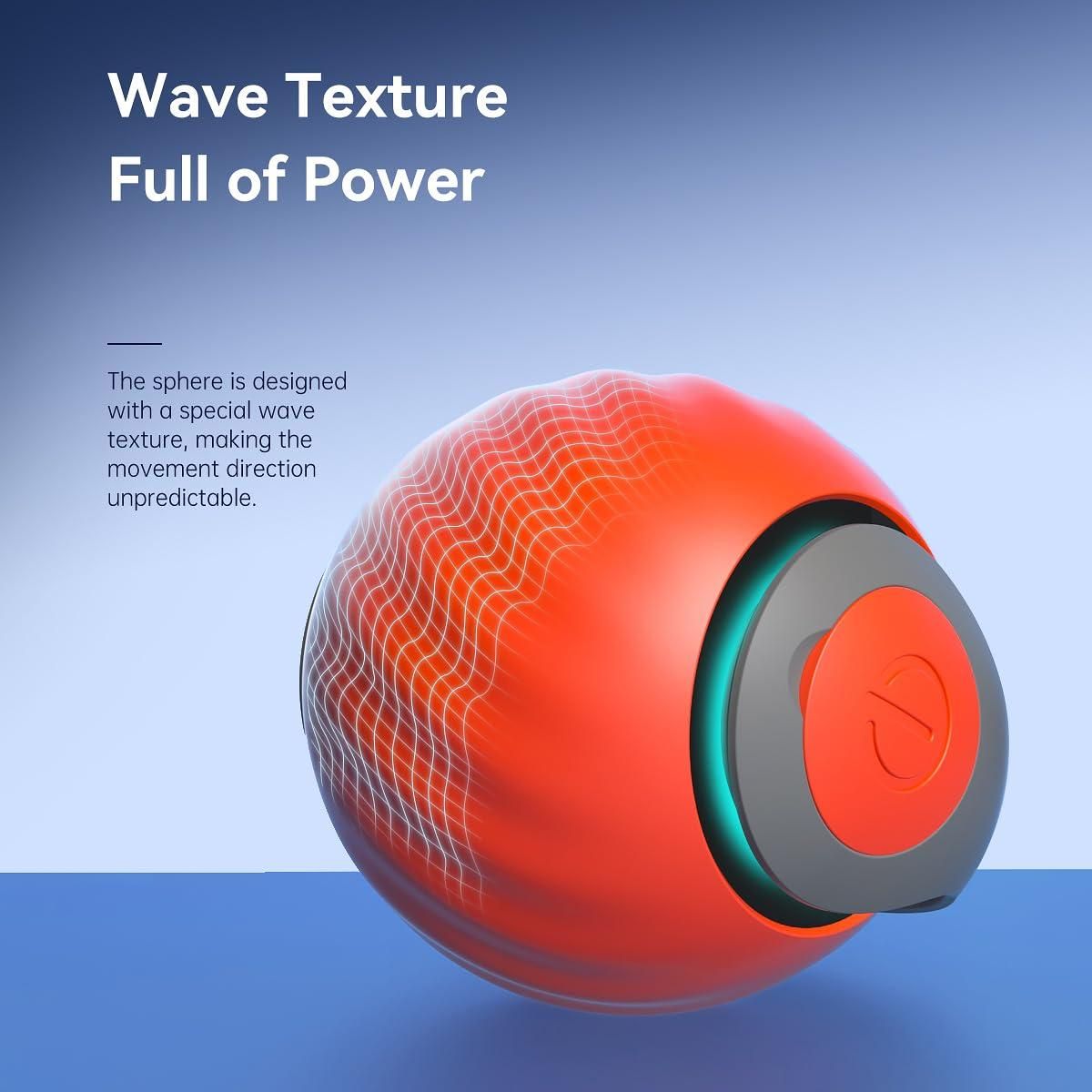 Rolling Ball Cat Toy – Interactive USB Rechargeable Automatic Teaser