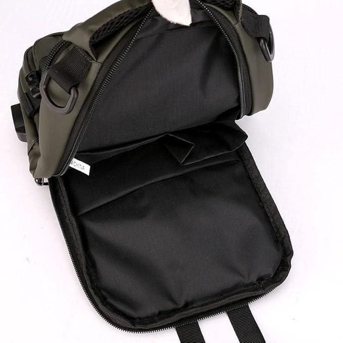 Sling Bag with USB Charging Port | Waterproof Crossbody Travel Backpack