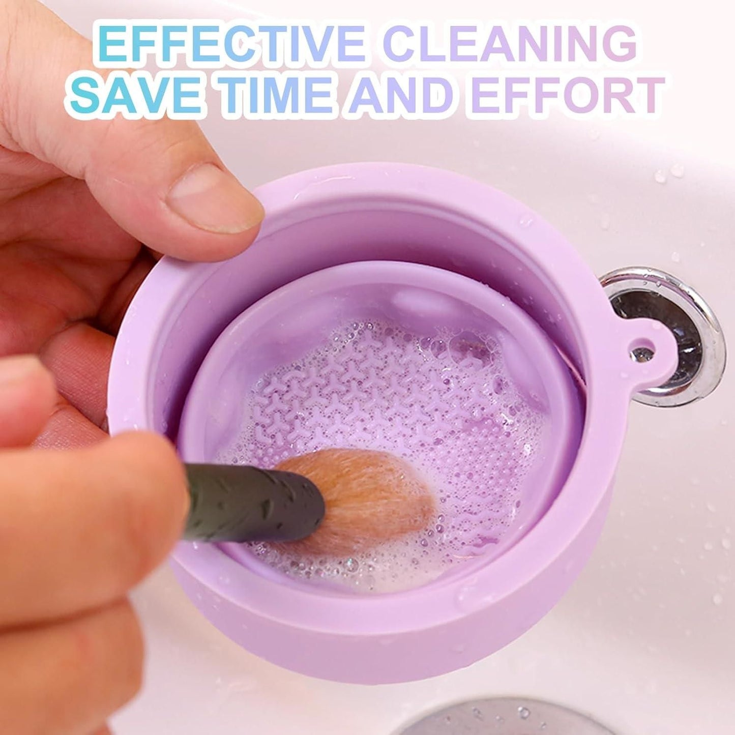 Silicon Makeup Brushes Cleaning Cup – Organizer & Cleaner