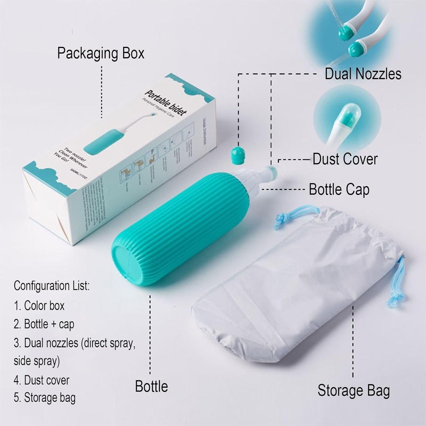 Portable Bidet Bottle Sprayer – Hygienic Postpartum & Personal Care