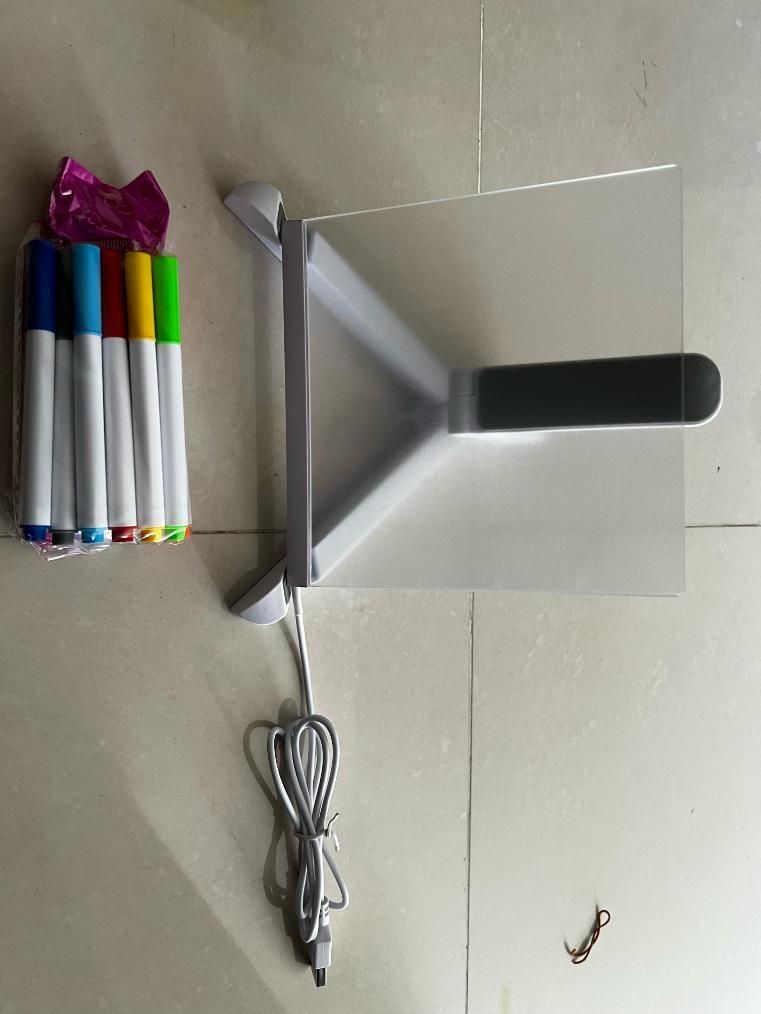 3D LED Light Acrylic Writing Pad