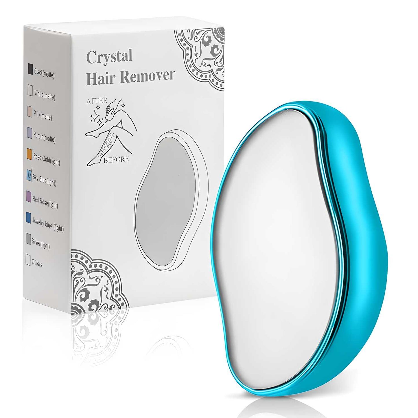Crystal Hair Eraser | Painless Hair Removal & Exfoliating Tool for Smooth Skin
