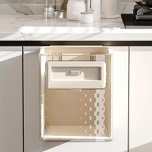 Foldable Wall Mounted Trash Can | Space-Saving Kitchen & Bathroom Bin