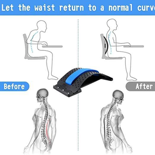 Multi-Level Back Stretcher & Posture Corrector – Back Pain Relief Device