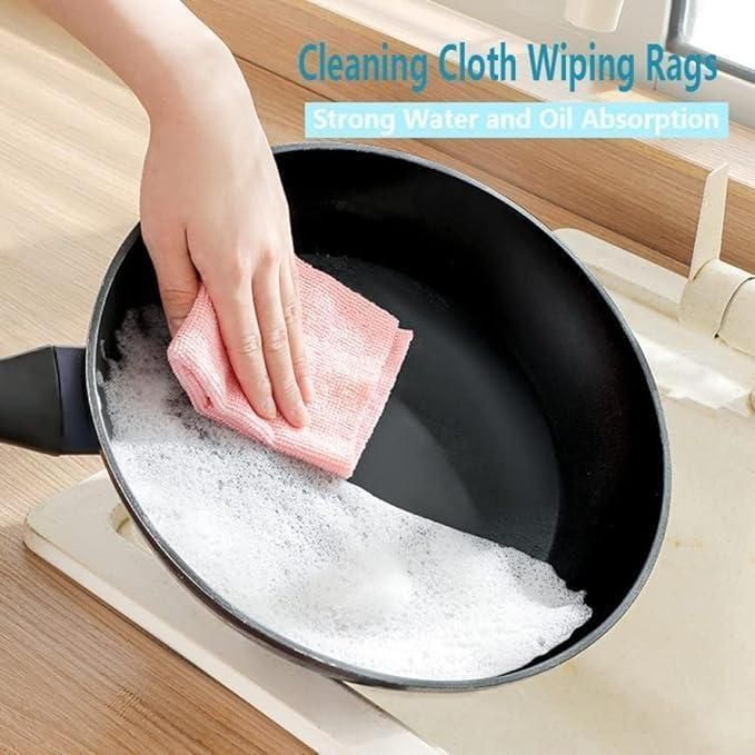 Microfiber Cleaning Cloth - 20 PCS | Reusable