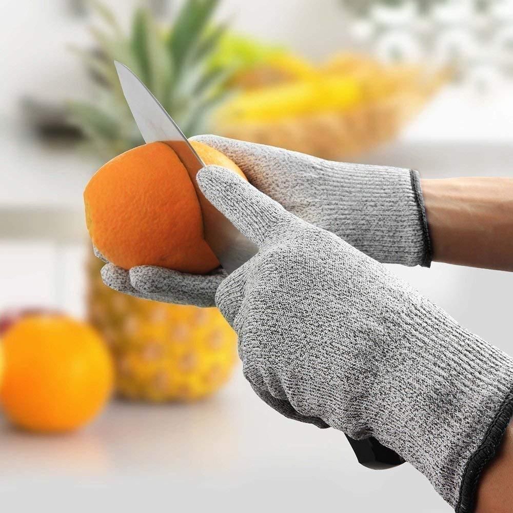 Wooden Chopping Board with 5-Piece Knife Set | Kitchen Cutting & Prep Tools
