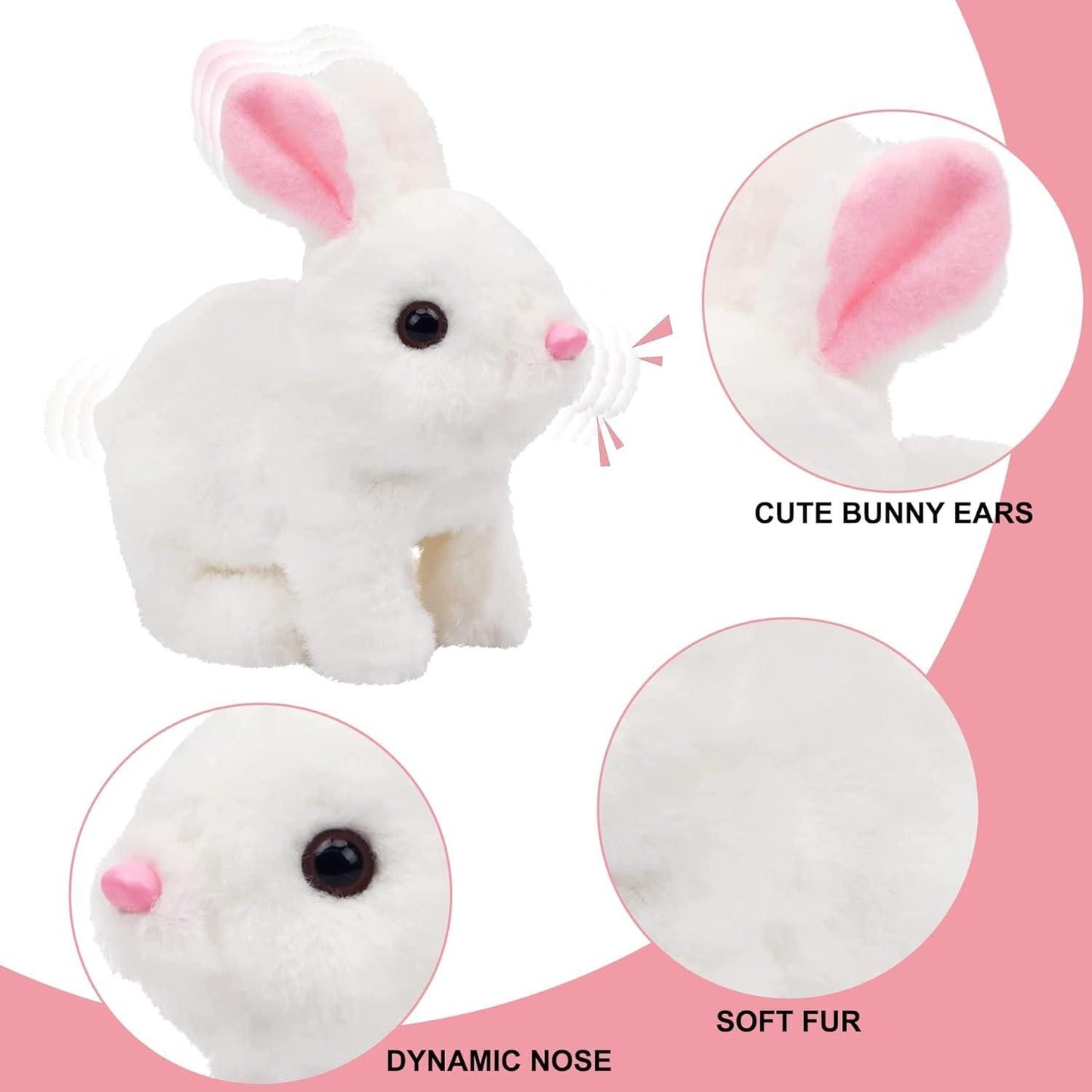 Interactive Hopping Bunny Toy | Electronic Pet with Sounds and Movements