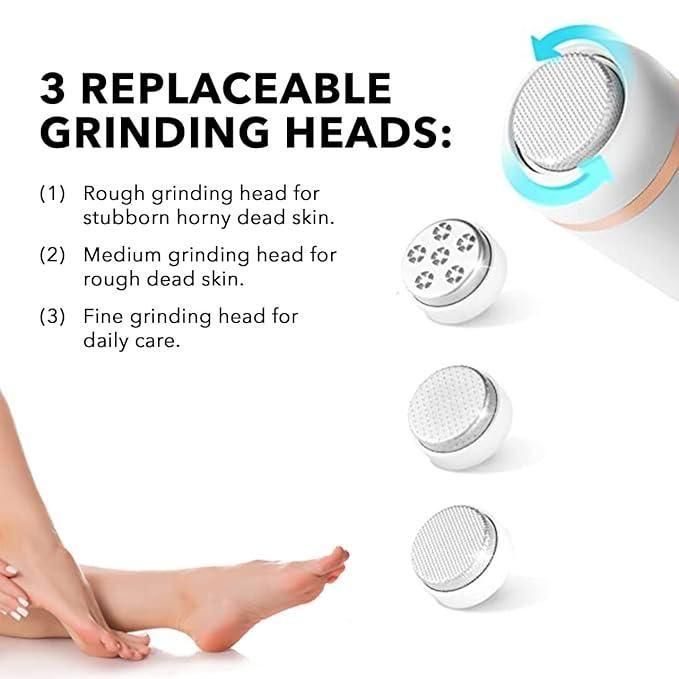 Rechargeable Foot Callus Remover – Wireless Electric Foot Cleaner