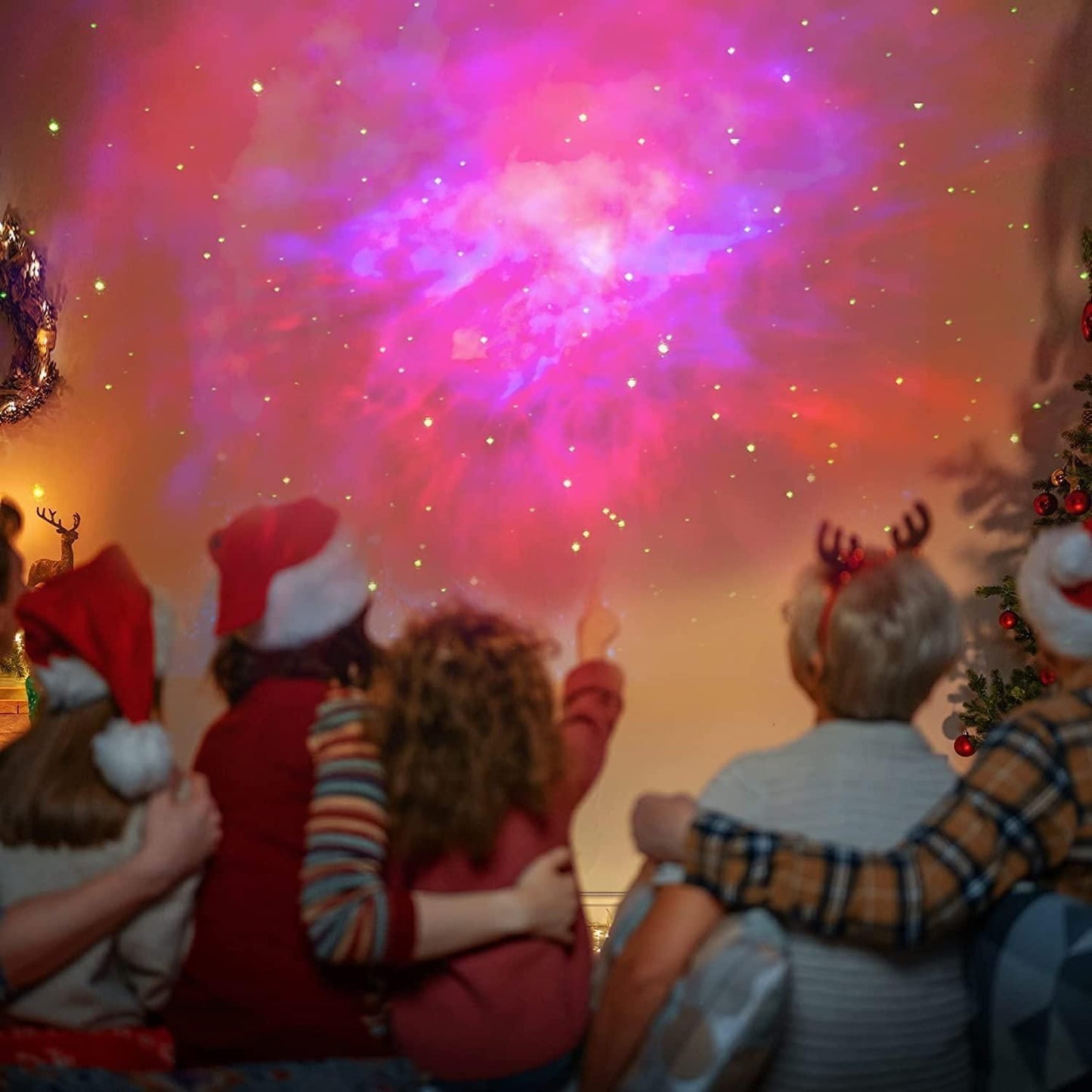 Astronaut Galaxy Projector – 360° Rotating with Remote Control