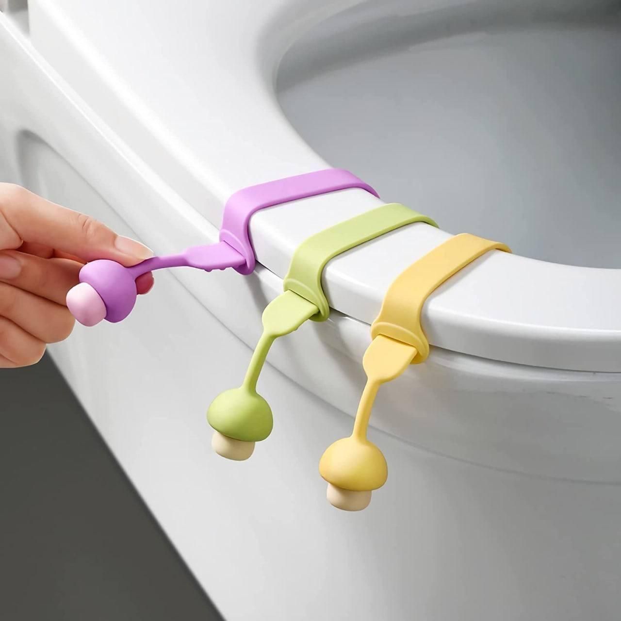 Silicone Toilet Seat Lifter | Pack of 4 Hygienic Bathroom Accessories