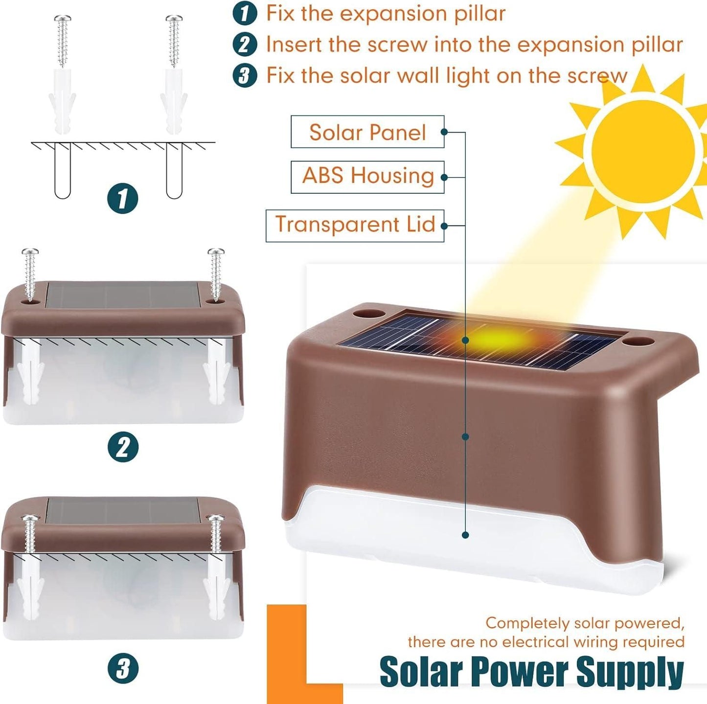Solar Deck Lights Outdoor – Bright, Weatherproof & Energy Efficient