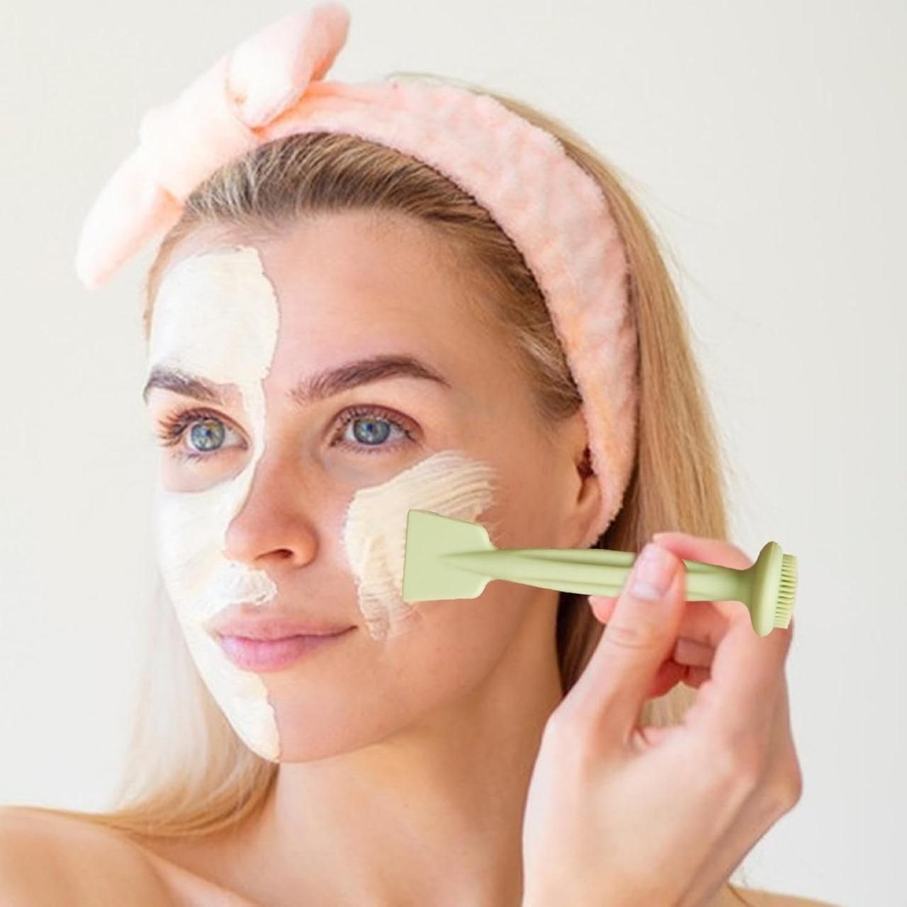 Double Headed Face Cleansing Brush – Pack of 2