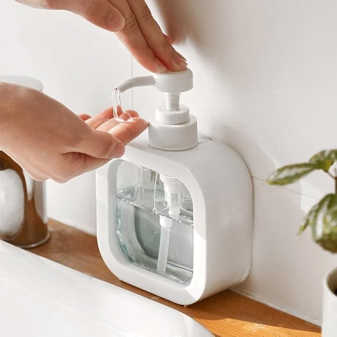 Plastic Empty Bottle Soap Dispenser | Large-Capacity Bathroom & Kitchen Bottle
