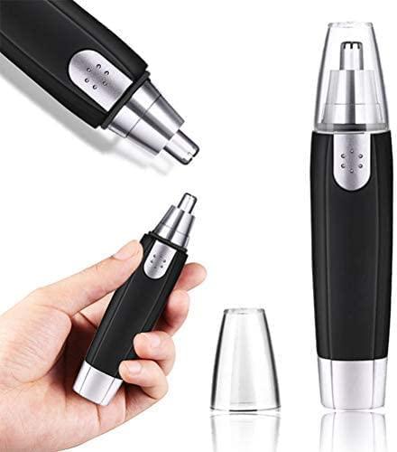 Nose & Ear Hair Trimmer – Battery-Operated Painless Grooming