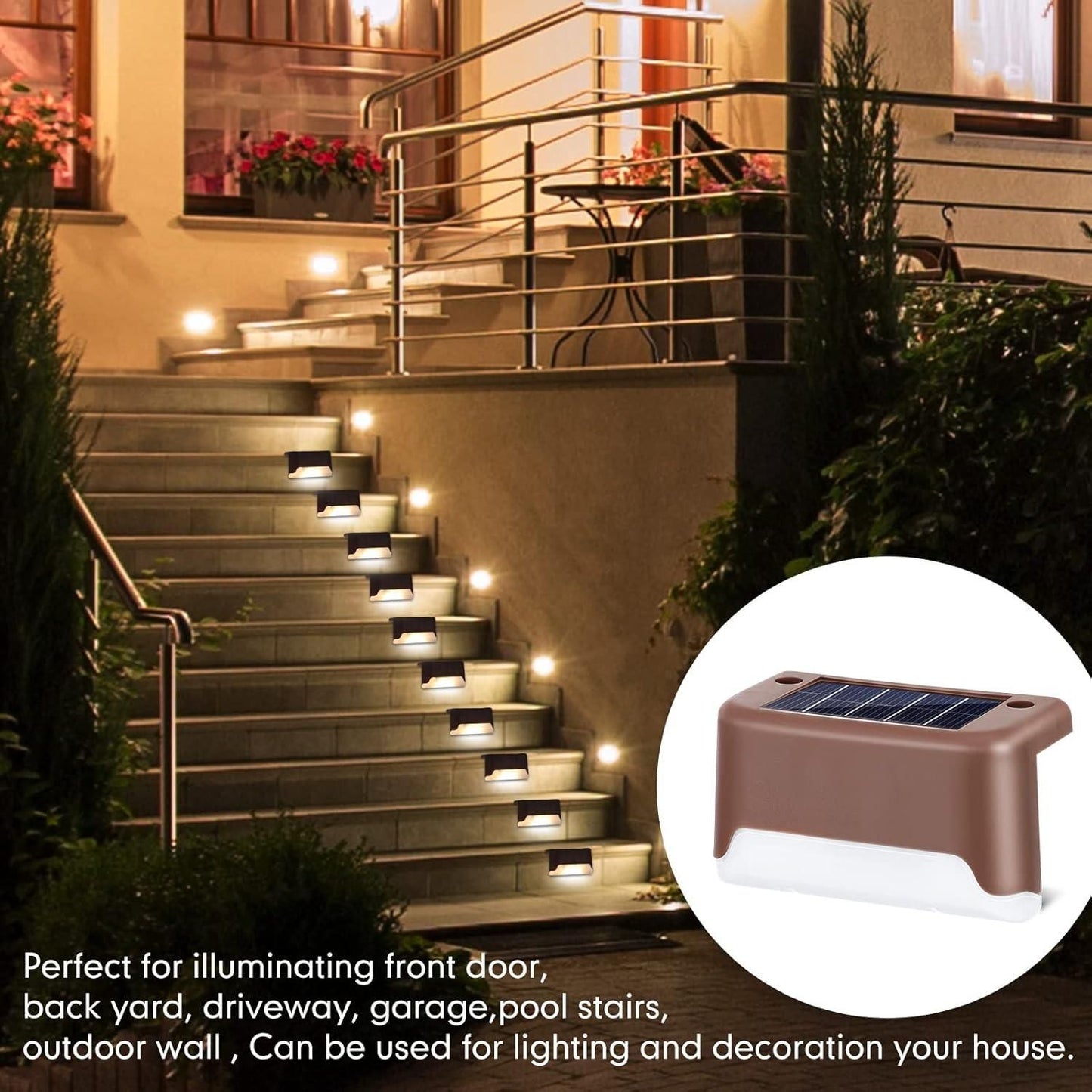 Solar Deck Lights Outdoor – Bright, Weatherproof & Energy Efficient