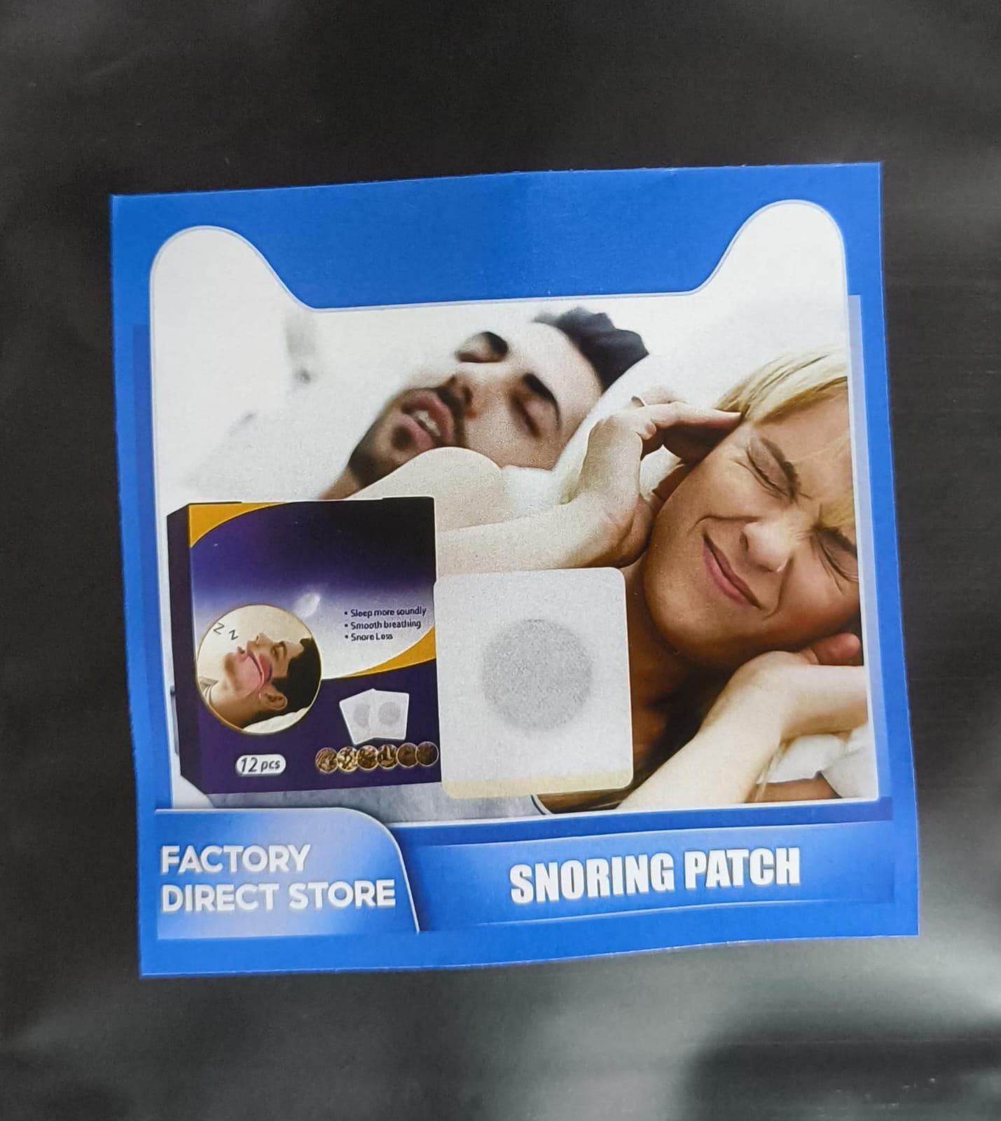 Anti Sleep Snoring Patch – Pack of 12 for Quiet, Restful Nights