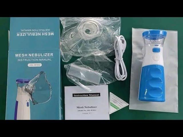 Portable Ultrasonic Mesh Nebulizer | Rechargeable Inhalation Therapy Device
