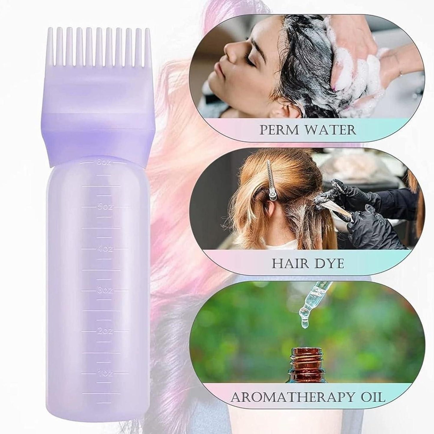Root Comb Applicator Bottle – Hair Dye & Hair Oil Tool