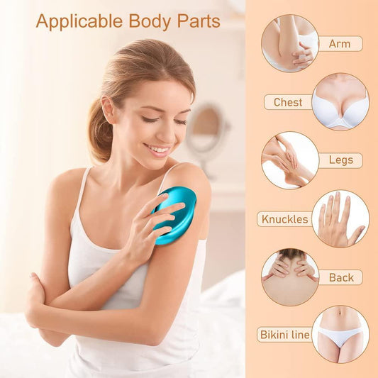 Crystal Hair Eraser | Painless Hair Removal & Exfoliating Tool for Smooth Skin