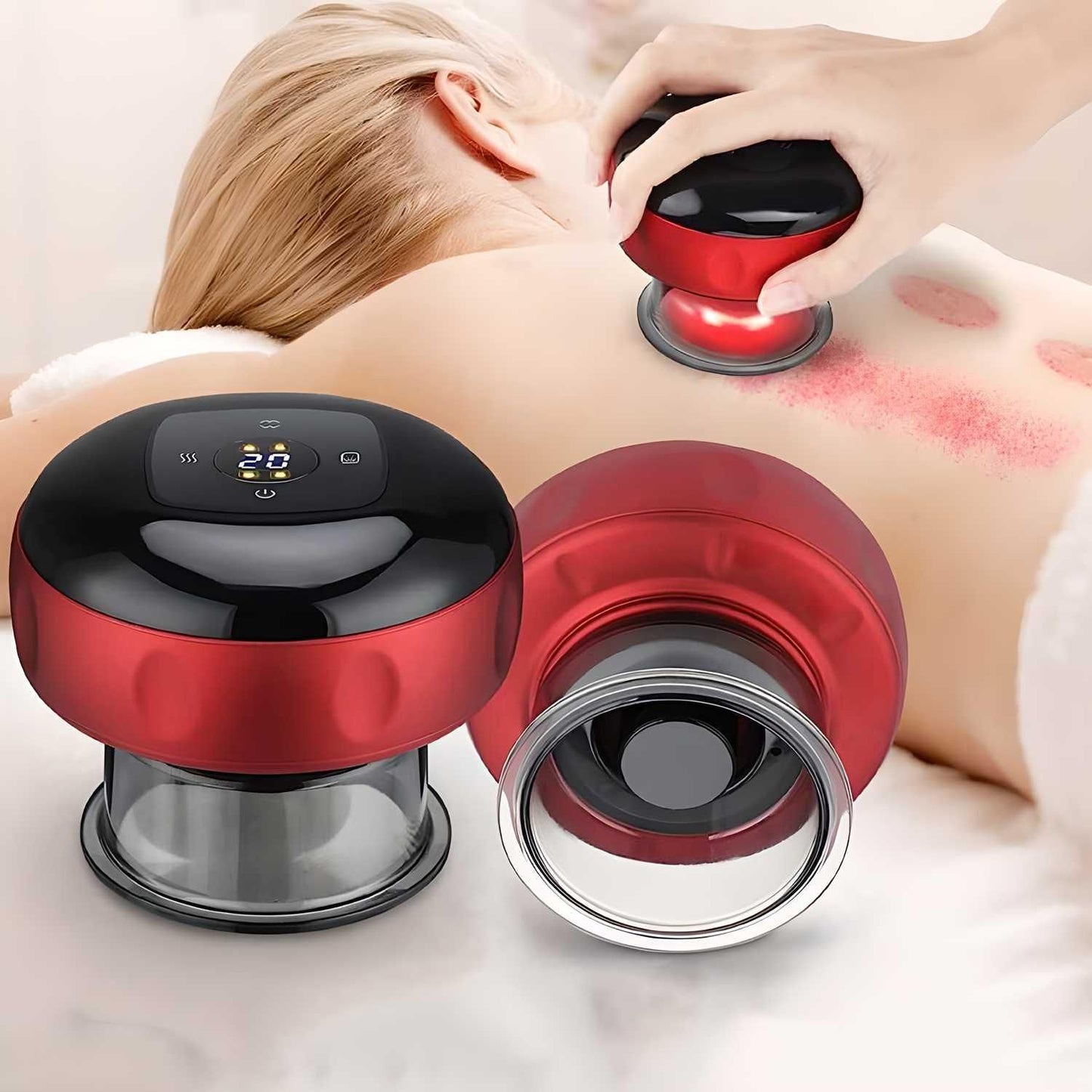 Electric Cupping Therapy Machine | 12-Level Temperature & Suction Massager