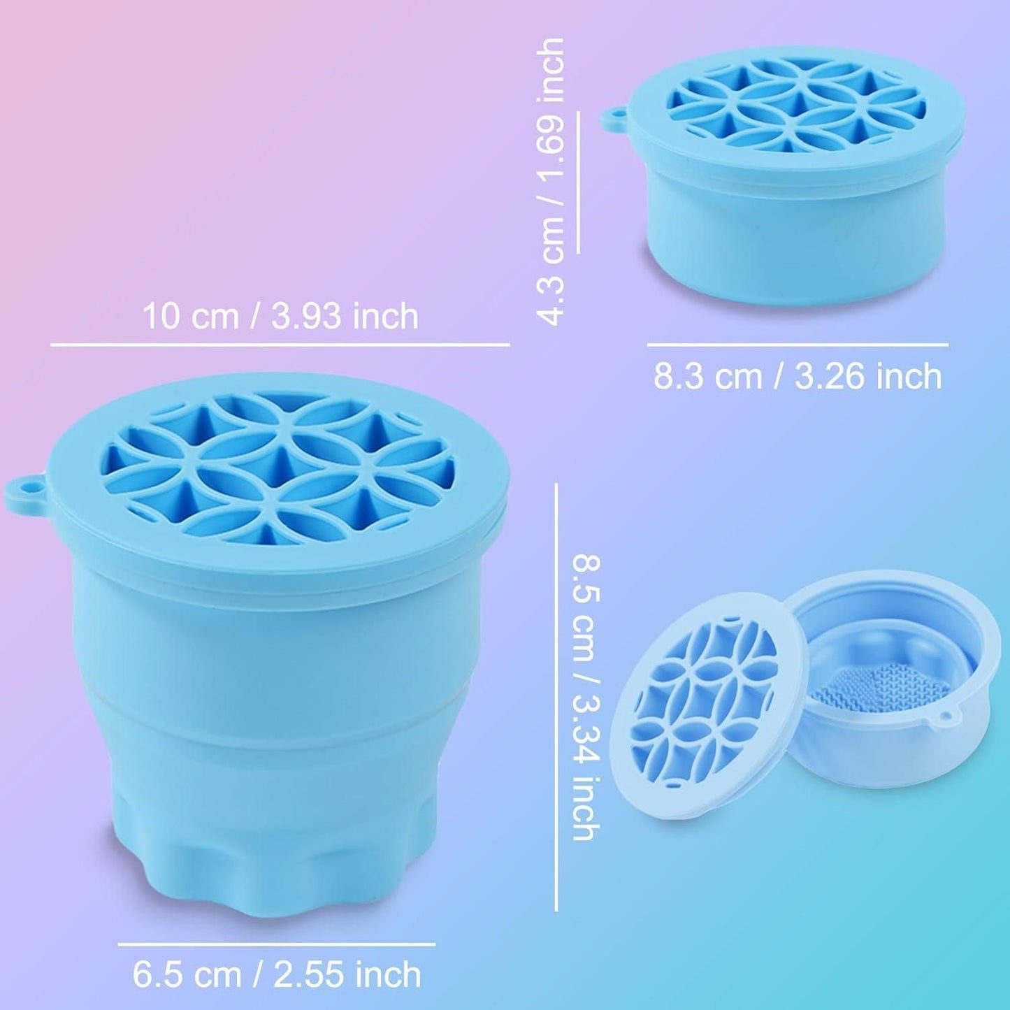 Silicon Makeup Brushes Cleaning Cup – Organizer & Cleaner