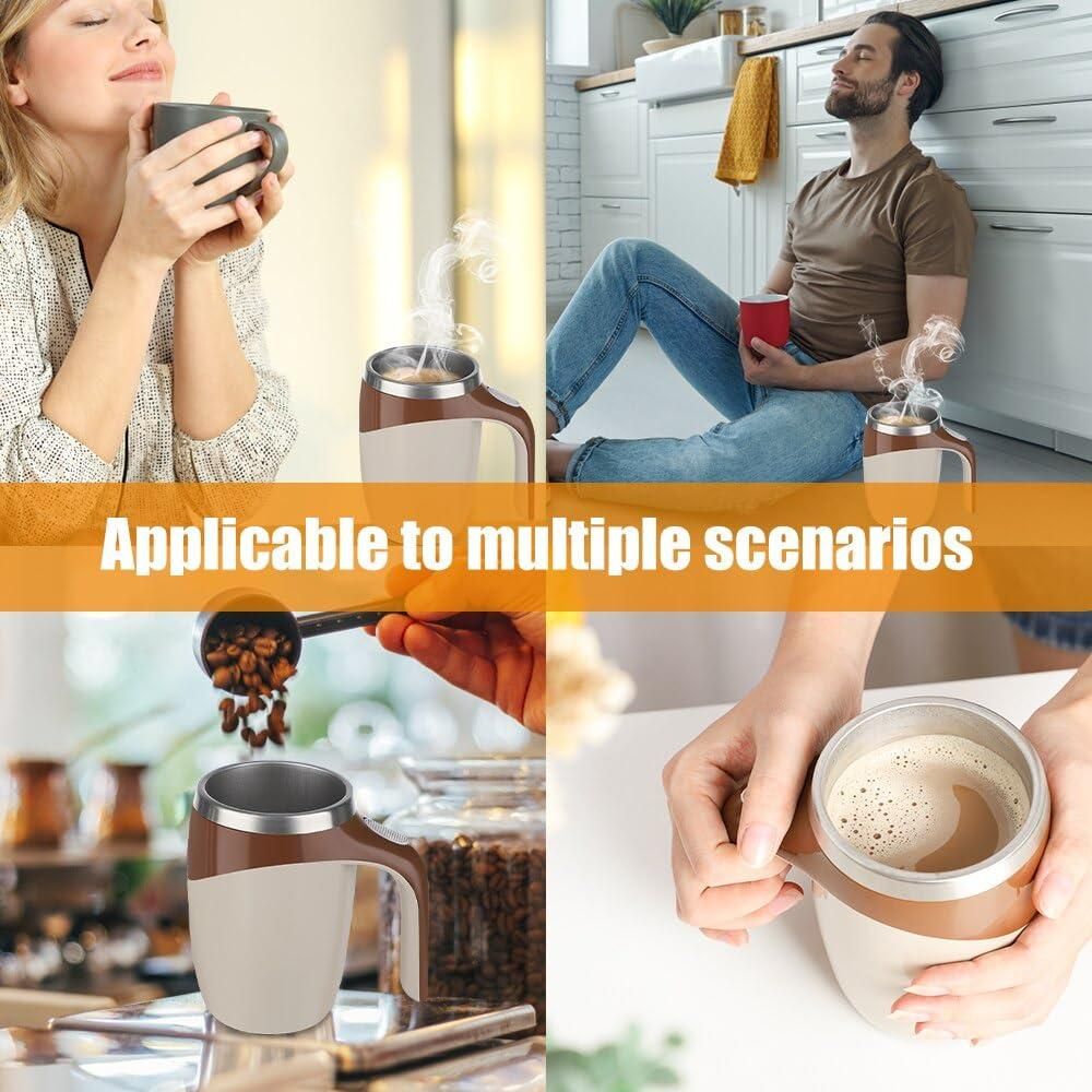 Self Stirring Magnetic Mug | Automatic Coffee & Tea Mixer