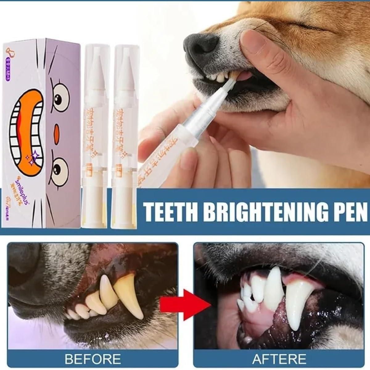 Dog Pen Toothbrush | Plaque Removal & Fresh Breath for Pets