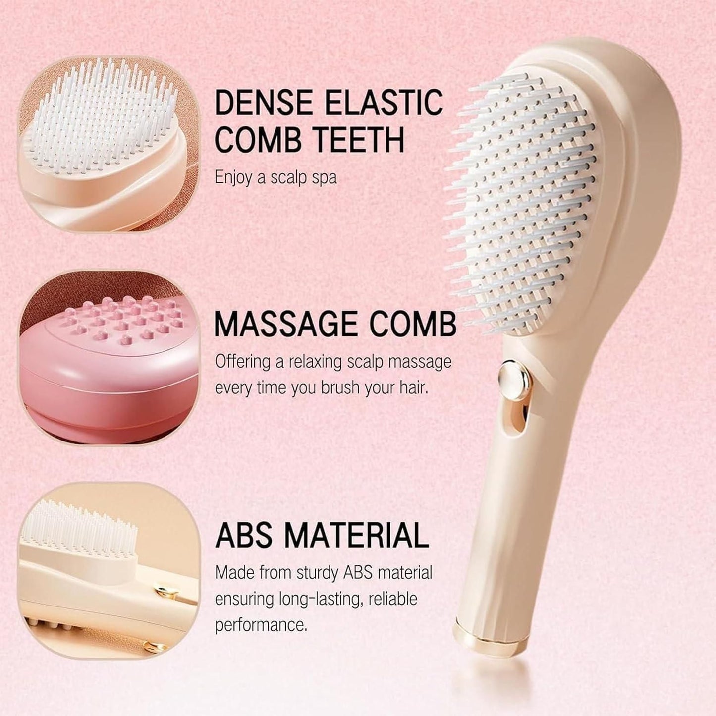 Scalp Massage Comb with Retractable Bristles – Relax & Stimulate