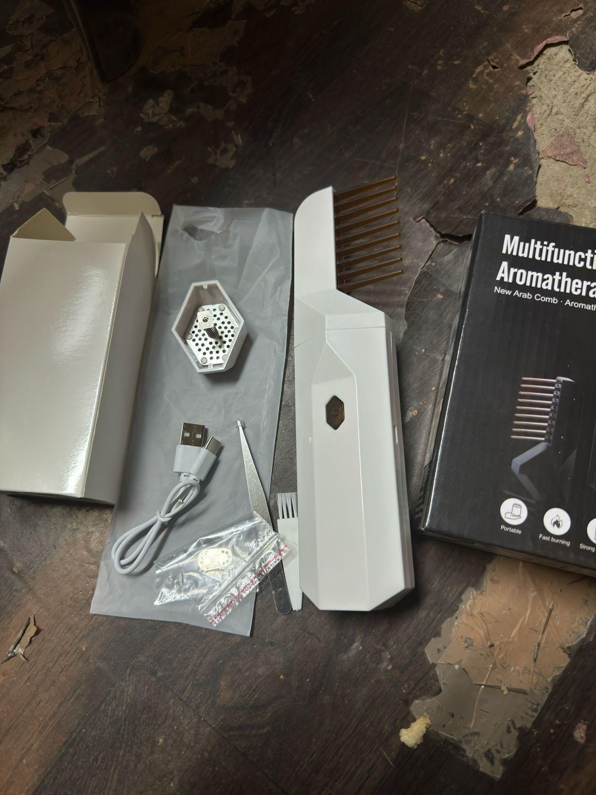 Portable Multifunctional Hair Comb | Fragrance & Massage Hair Tool
