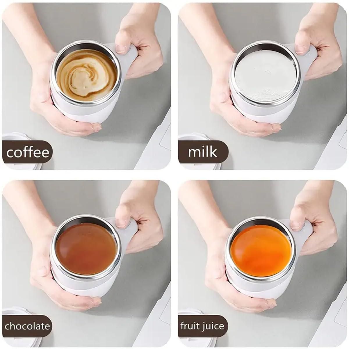 Self Stirring Magnetic Mug | Automatic Coffee & Tea Mixer