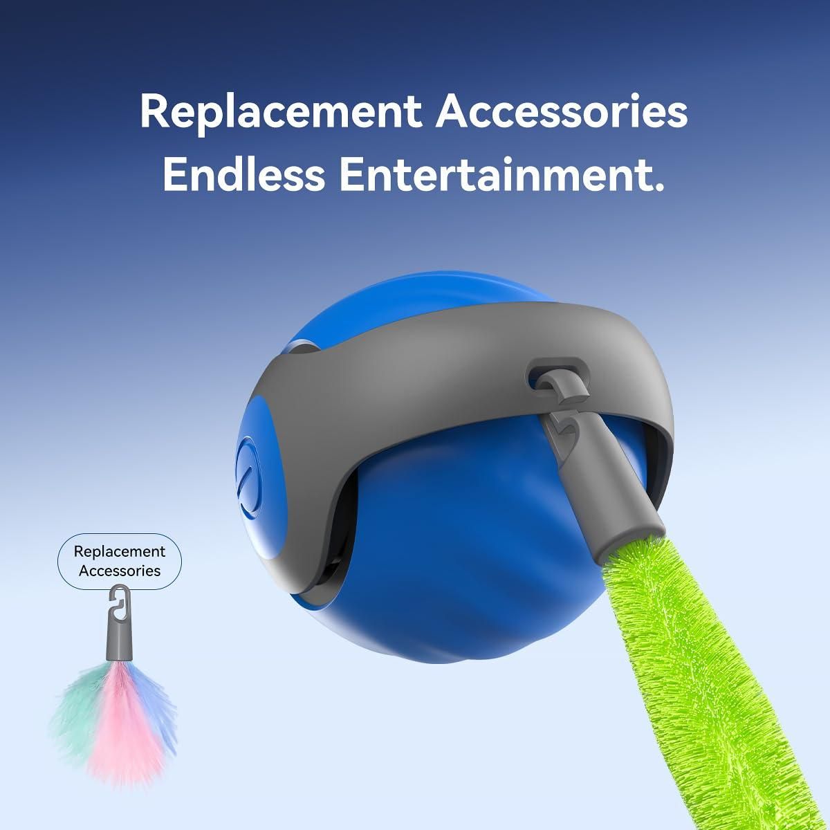 Rolling Ball Cat Toy – Interactive USB Rechargeable Automatic Teaser